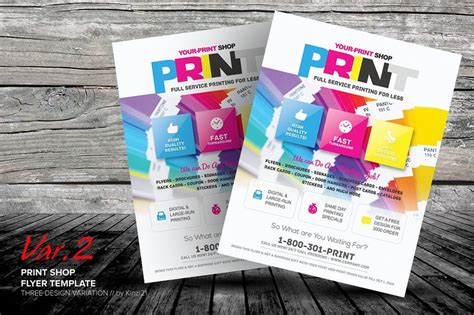 Print Shop Flyer Template | Flyer template, Flyer, Print