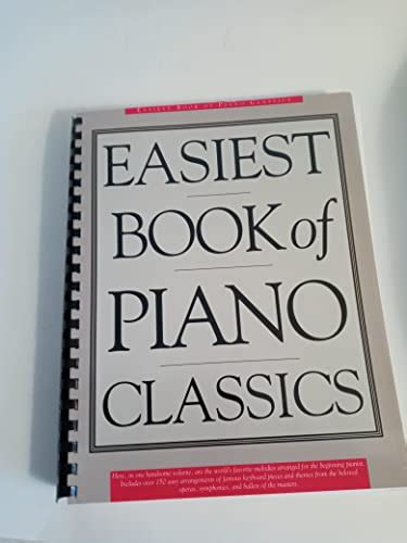 Easiest Book Of Piano Classics Ludwig Van Beethoven Johann Sebastian Bach Johannes Brahams