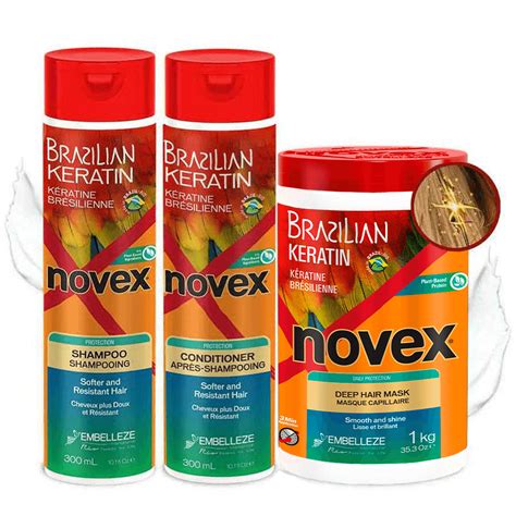 Brazilian Keratin Bundle Novex Hair Care