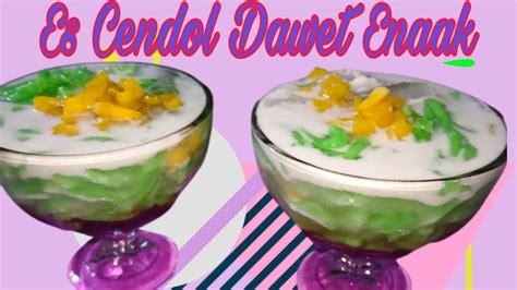 Cara Bikin Cendol Dawet Tepung Beras Anti Gagal Mudah Youtube