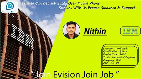 Congrats Nithin Mechanical Engineer Salary 2 9 LPA Got Selected