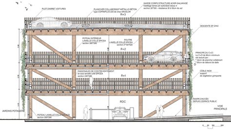 Parking Silo En Bois Jourda Architectes Paris