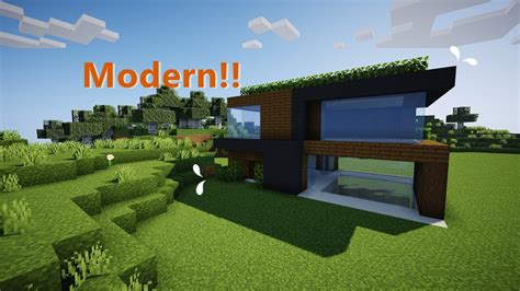 Minecraft Cara Membuat Rumah Modern Simple Minimalis Di Minecraft