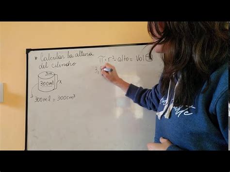 Cómo calcular la altura de un cilindro fórmula y pasos Universo Mates