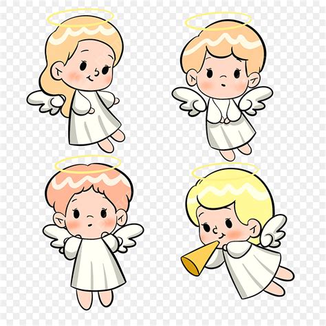 Cartoon Little Angel PNG Image, Christmas Cartoon Little Angel, Christmas, Festival, Cherub PNG ...