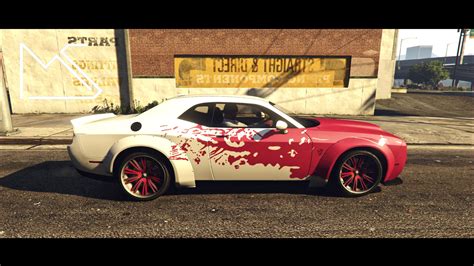 2018 Dodge Challenger SRT Demon Paintjob GTA5 Mods