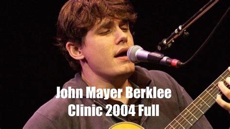 John Mayer 2004 Berklee Clinic Full Youtube