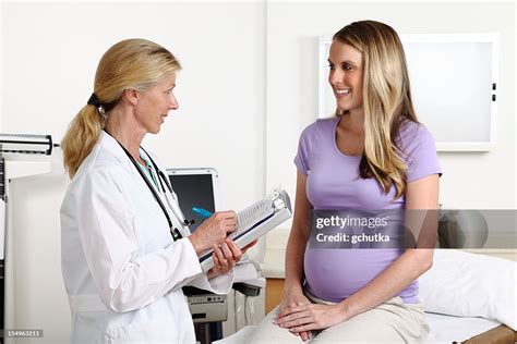 Doctor Doing Prenatal Exam High Res Stock Photo Getty Images