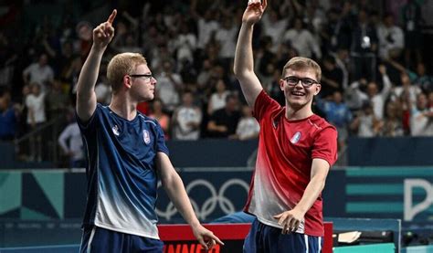 Tennis de table Les frères Lebrun Pavade La liste des Français aux