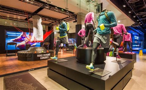 Nike Retail Interior Flyknit Lunar 2 Niketown London By Millington