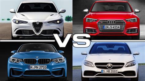 Alfa Romeo Giulia Quadrifoglio Vs Audi S Vs Bmw M Vs Mercedes Amg C