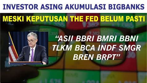 Analisa Saham Asii Bbri Bbni Bmri Bbca Tlkm Smgr Indf Bren Brpt Sudah