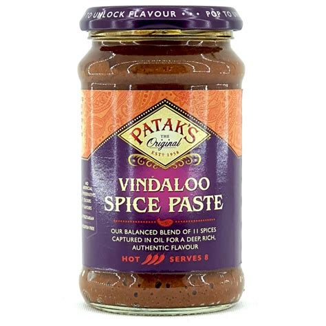 PATAK S Hot Vindaloo Spice Paste 283g Wah Hing