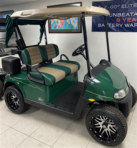 E Z Go Rxv Elite Forest Green Sunshine Golf Car