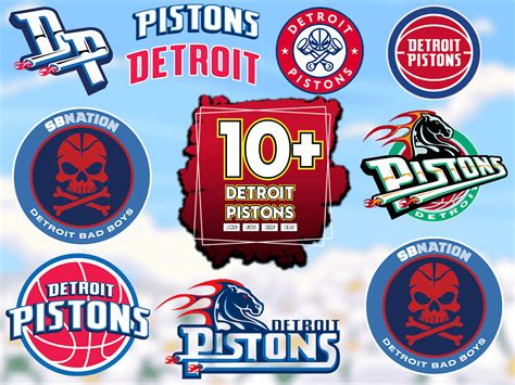 10 Files Detroit Pistons Svg Bundle Detroit Pistons NBA Lov Inspire