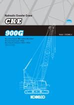 Kran Auf Raupen CKE900G 3 Kobelco Cranes Co Ltd Gitter Mit