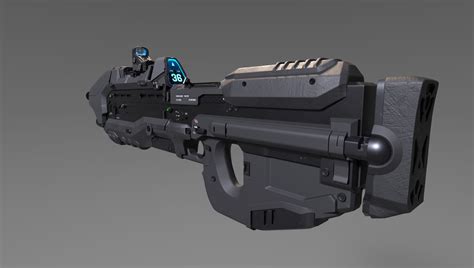 Wu Gene Hong 3d Halo Assault Rifle