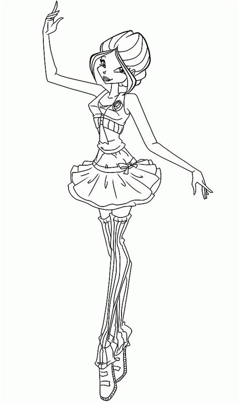 Barbie Ballerina Coloring Coloring Pages