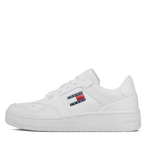 Sneakers Tommy Jeans Tjm Retro Basket Ess EM0EM01395 White YBR Eschuhe At