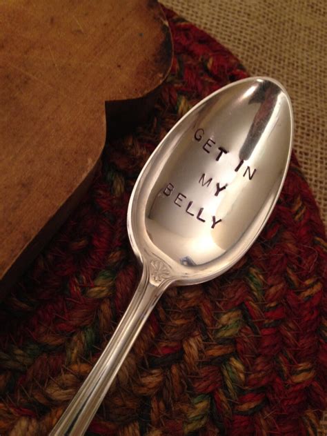 Hand Engraved Silver Spoon Hand Stamped Silver Spoon Stamped Etsy