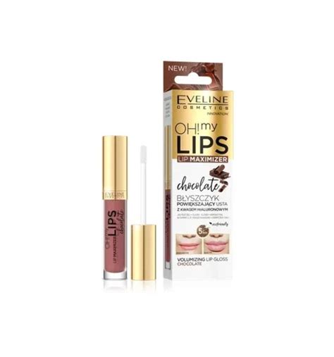 Eveline Oh My Lips Chocolate Błyszczyk powiększający usta z kwasem