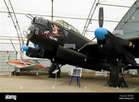 Lancaster Bomber, Aerospace Museum, Calgary, Alberta, Canada Stock ...