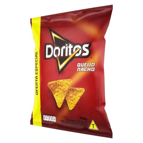 Salgadinho De Milho Queijo Nacho Doritos Pacote 400g Loja Teste