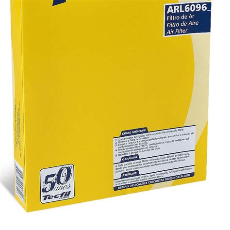 Filtro De Ar Fox Gol Voyage Tecfil Arl6096 R 21 99 Em Mercado