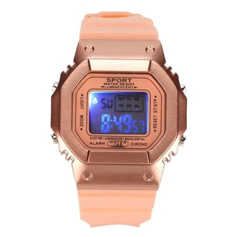 Drfeify montre électronique numérique Montre électronique étanche