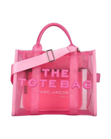 Marc Jacobs The Mesh Medium Tote Bag In Pink Lyst