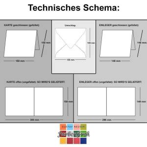 X Quadratisches Falt Karten Set X Cm Mit Brief Umschl Gen