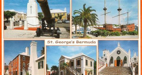 My Unesco Whs Postcards Collection Bermuda United Kingdom Historic