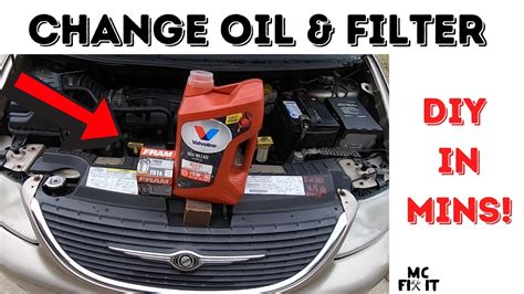 How To Change Oil Filter On Dodge Caravan Chrysler Town Country