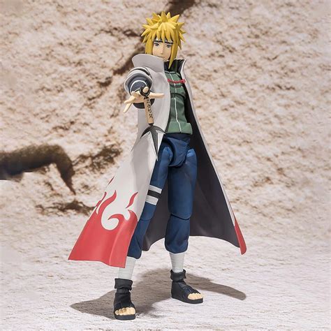 Shf naruto rakamlar yondaime hokage namikaze minato aksiyon figürü pvc