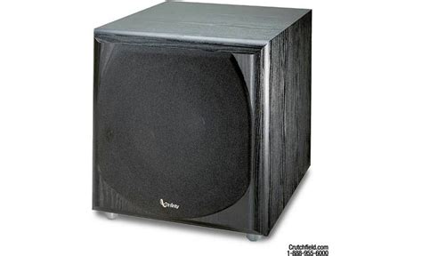 Infinity Alpha 1200s Black Ash Powered Subwoofer At Crutchfield