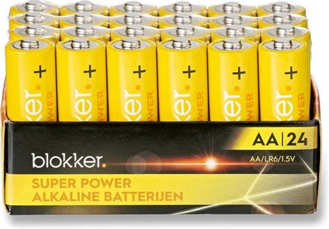 Blokker Alkaline Batterijen Aa Stuks Bol