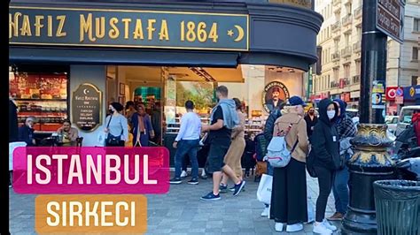 Istanbul Sirkeci Walking Tour K Uhd Fps Youtube