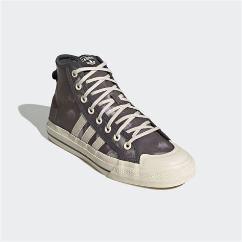 Adidas Nizza Hi RF Shoes Grey Adidas UAE