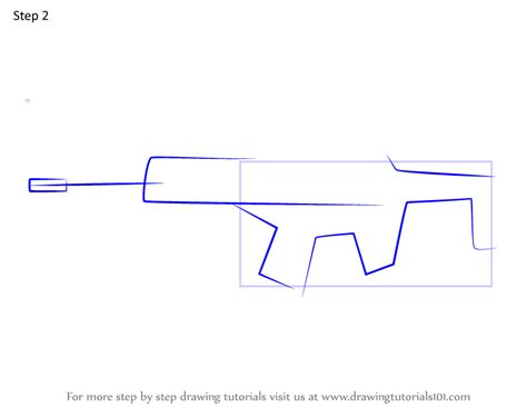 How To Draw Arx200 Assault Rifle From Rainbow Six Siege Rainbow Six