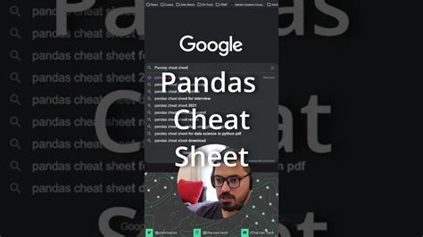 Python Pandas Cheat Sheet Shorts