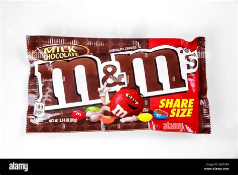 mms colored milk chocolate candy share size stock photo alamy
