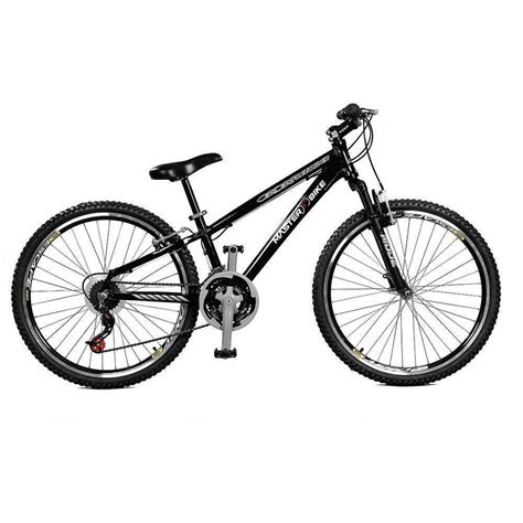 Bicicleta Aro 26 Freerider Suspensão Dianteira 21 Marchas Preto