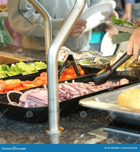 Food Buffet with Many Choices on a Cruise Ship Stock Photo - Image of ...