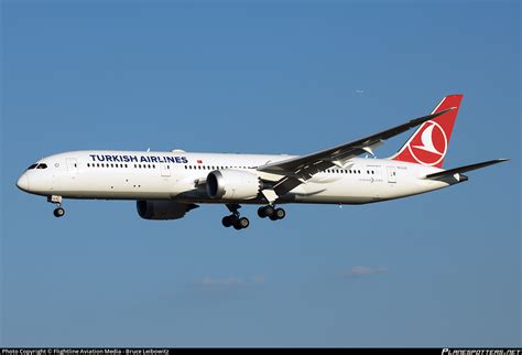 TC LLS Turkish Airlines Boeing 787 9 Dreamliner Photo By Flightline