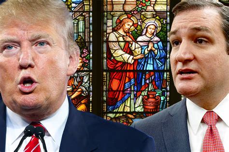 Donald Trumps Phony Faith Mongering Ted Cruz Doomed Crusader Sex