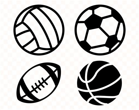 Sports Ball Svg Sports Ball Bundle Sports Ball Svg File Sports Etsy