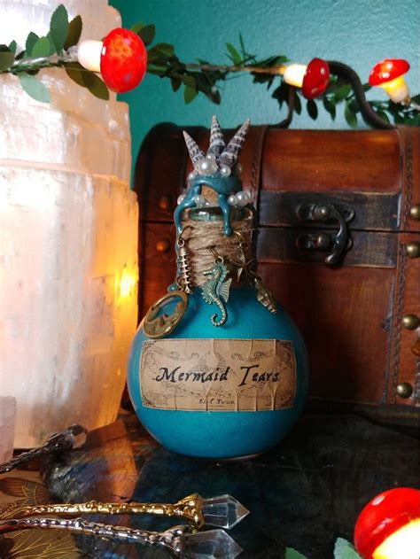 Mermaid Tears Potion Witch And Wizard Potion Bottle Etsy Mermaid