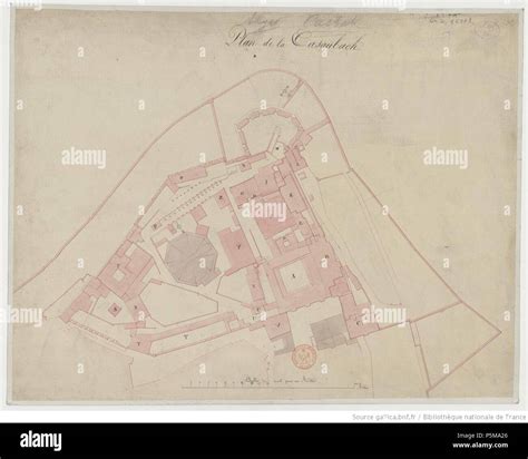 N/A. English: Casbah map Français : Plan de la citadelle de la Casbah d ...