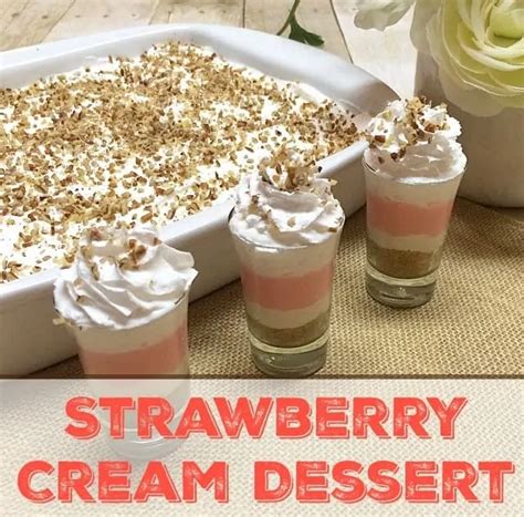 Strawberry Cream Layered Dessert Recipe Saving Dollars And Sense