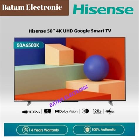 Jual Tv Led Hisense Inch A K Smart Google Tv K Uhd Dolby